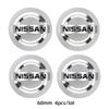 For Nissan ArR44pcs 54/60mm Car Wheel Center Hub Cap Emblem Sticker fitting For Nissan X-trail Qashqai Note Juke Sentra Patrol