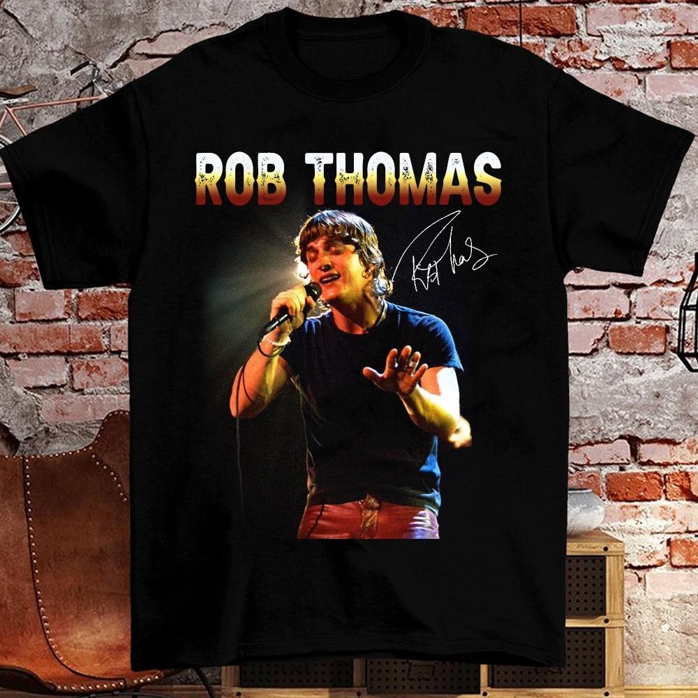 Винтажная футболка Rob Thomas, забавная, черная, все размеры 20D1594, унисекс