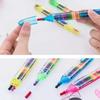 2pcs Fun Creative Educational Painting Childrens Graffiti Pen Stationery 20 Colors Painting Toy Crayons Baby