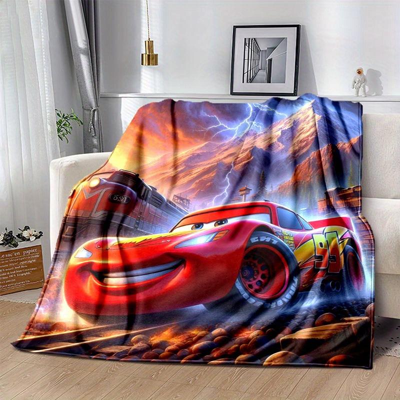 1pc. Lightning McQueen Car Blanket - Perfect for Home, Office, Outdoor Use, Gift Idea, Suitable for All Seasonsz0417210
