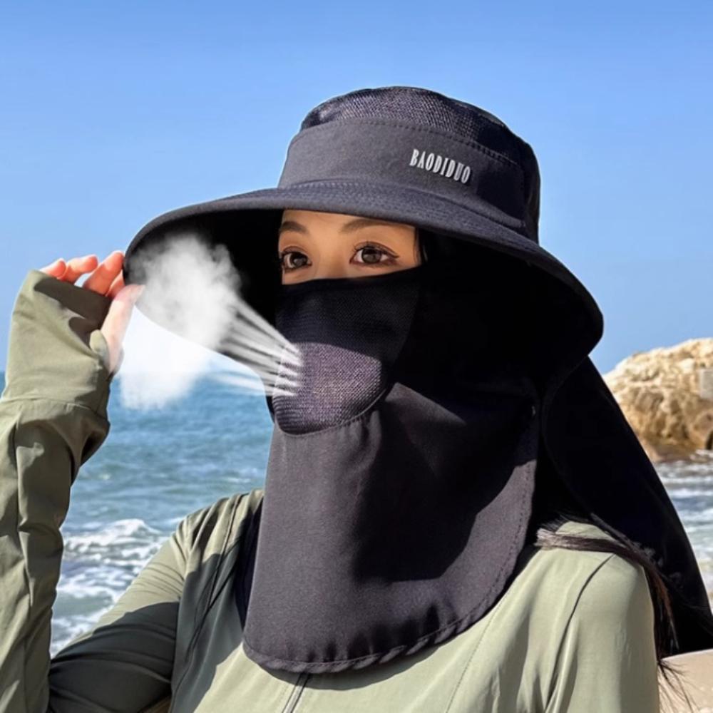 Маска для лица Женская шляпа от солнца Маска для выреза горловины Шляпа для сбора чая Кепка для работы в поле Кепка-маска для лица Работа в поле
