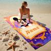 Custom Name Mickey's Garden Stylish Digital Printing Beach Towel Quick‑Drying Absorbent Blanket for Beach Pool Gym Travel