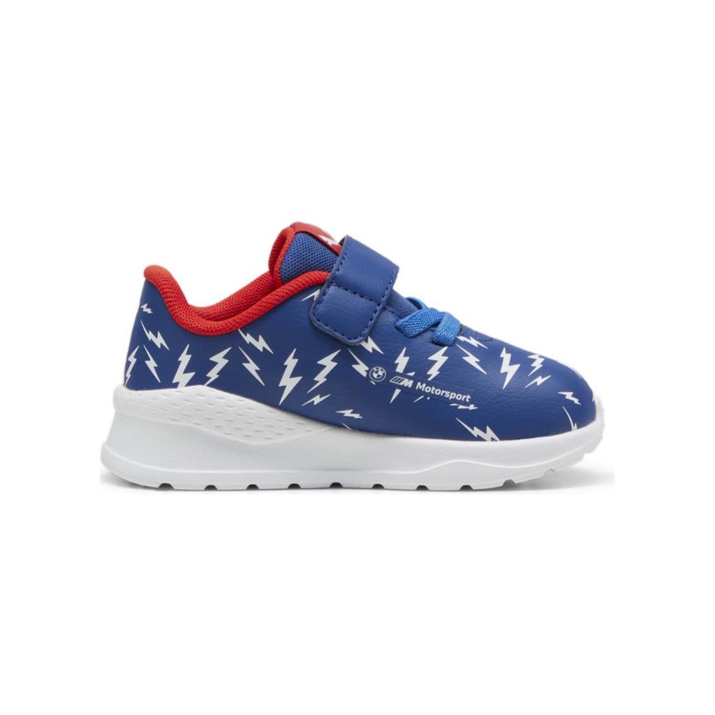 Puma BMW Racing Series Comfortable Low-Top Walking Shoes Baby Shoes Blue Red White 308482-02