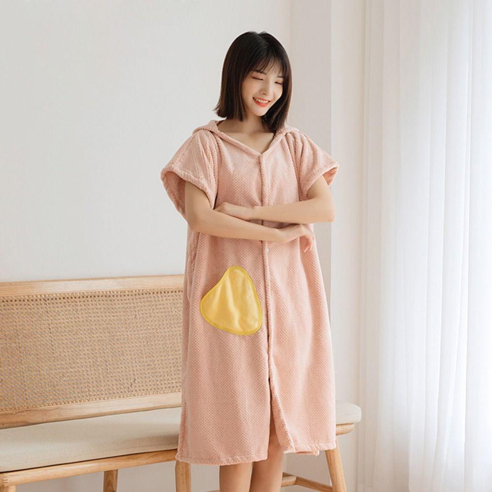 Bathroom Quick-Drying Absorbent Wearable Pineapple Bath Towel Bathrobe Beach Cloth Sauna Towels