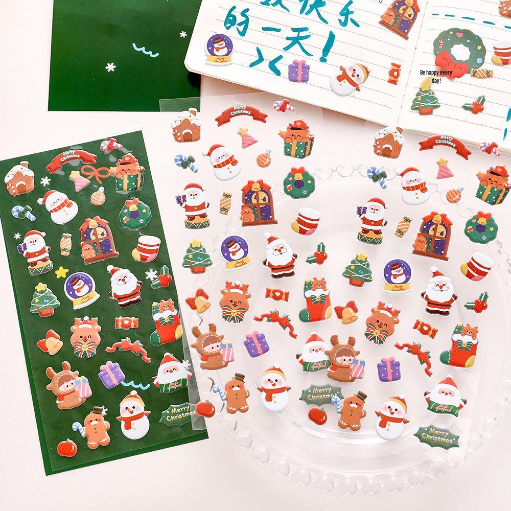Christmas Stickers: Cute DIY Decoration for Students & Gifts