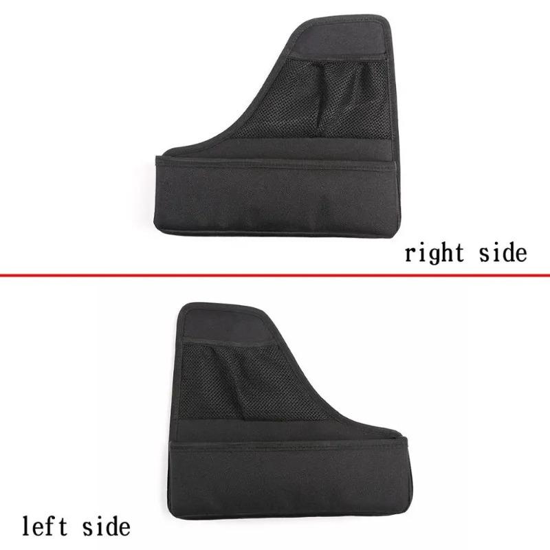 hnltu4 For Land Rover Defender 90 110 130 09-18 Oxford Fabric Car Armrest Box Left and Right Storage Box Storage Bags Car Accessories