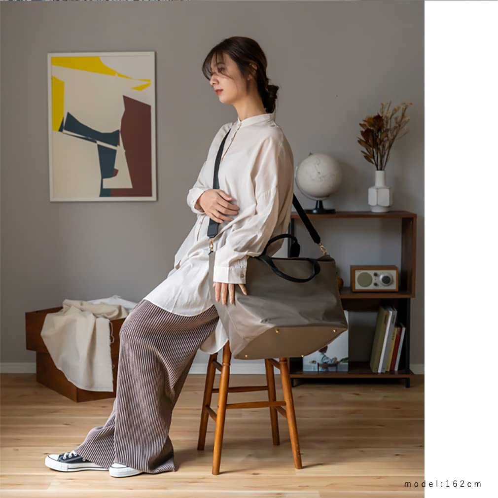 Сумка Gratante Tote, большая, из натуральной кожи высокой плотности, большая, через плечо, для деловых поездок, с застежкой-молнией [Gratante],