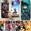 My Hero Academia Anime Phone Case For Huawei P50 P40 P30 Pro Lite P Smart 2021 2019 Magic 3 Soft Black Phone Cover