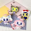10cm NEW Tamagotchi Plush doll Keychain Kawaii Key Ring Sanrio Memetchi Melody Kuromi Anime Mimitchi Bag Pendant Toys Gift