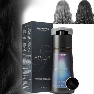 (черный) Шампунь-краска для волос Polar Polar Hair Care HairCare Shampoo 200 мл