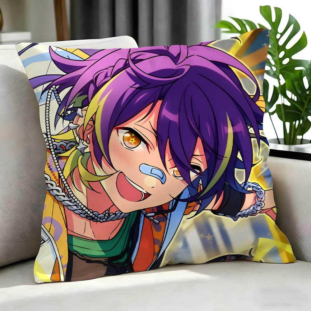 game Ensemble Stars Cushion Cover Cushion Cover Set Pcs x x x Pillowcase Decorative Sofa Home Decor