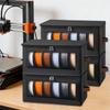 Специальный контейнер для хранения филамента для 3D-печати Контейнер для хранения расходных материалов Домашний аксессуар Для дома Офиса Мастерской Двойная молния Полностью герметичный