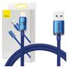 Baseus Crystal Shine USB To Lightning Cable, 2.4A, 2M (Blue)