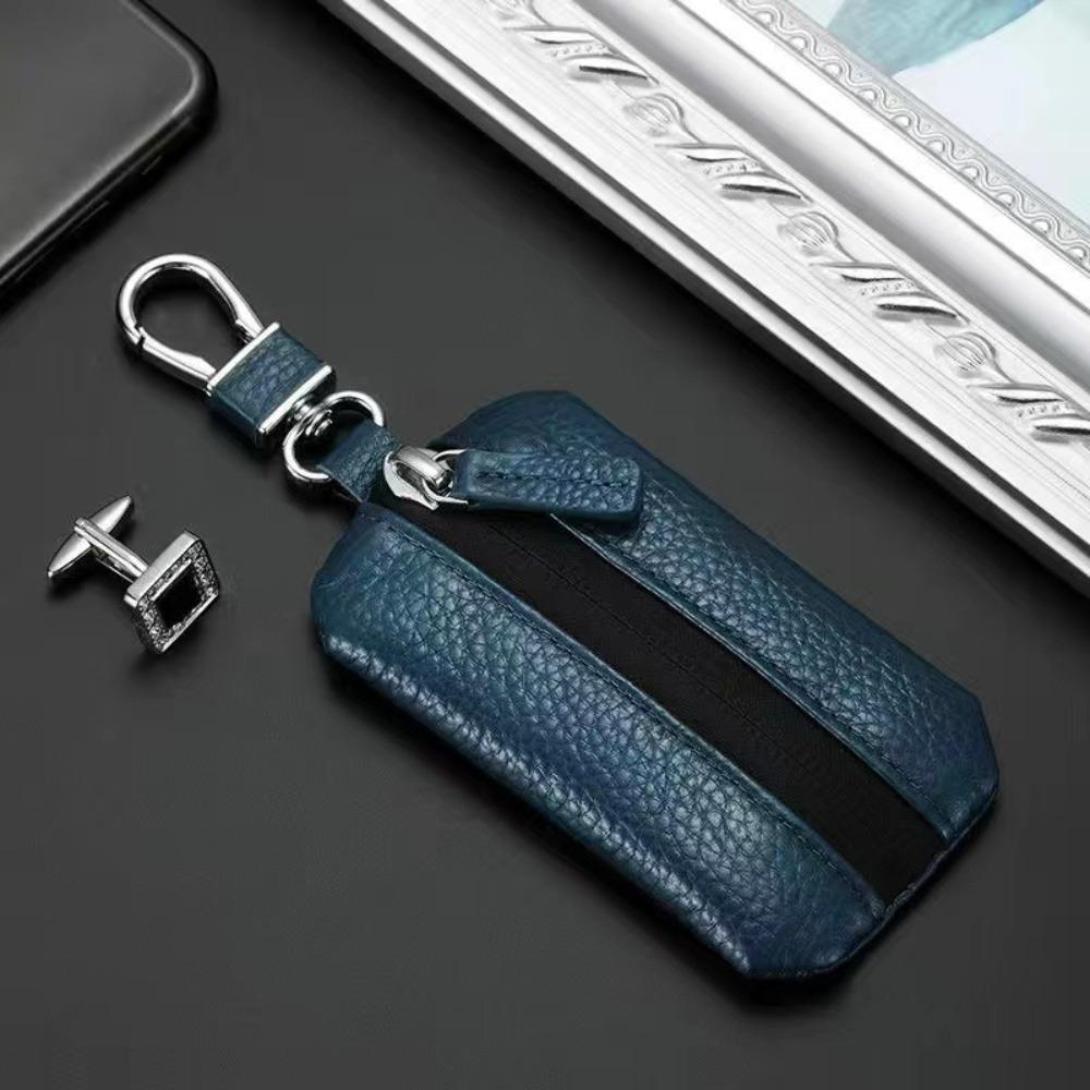 Waterproof Zipper Car Keys Bag Pure Color Key Organizer Holder Fashion Car Key Cover