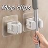 1 шт. Бытовой настенный держатель для швабры без перфорации, держатель для веника и держатель для карточек