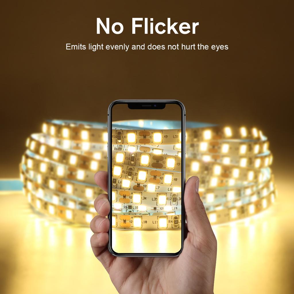 Яркая светодиодная лента для шкафа, 12 В, 2835, двухслойная медь, 5 мм, лента для печатной платы, провод DuPont, кабельный порт, лампа для полок шкафа «сделай сам», лампа