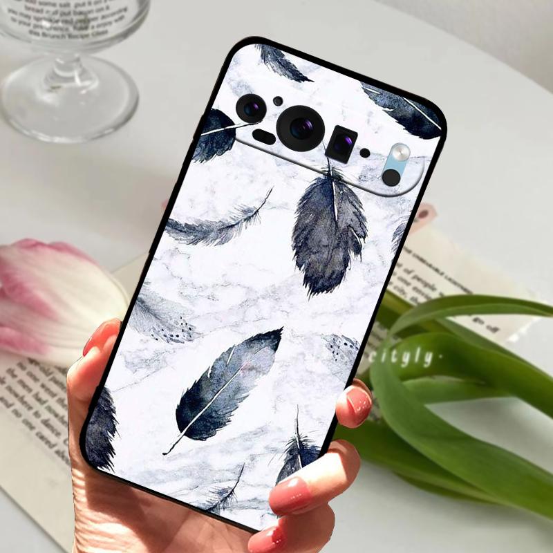 Чехол для Google Pixel 9 Pro Pixel9 Pro XL Милое Животное Мягкий Силикон ТПУ Чехол для Телефона Для Google Pixel 9 9a Бампер Fundas Роскошный