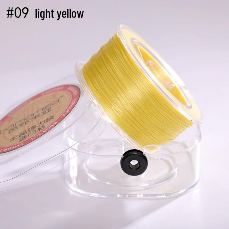 Импортный японский эластичный шнур для браслетов - Прочная резиновая леска для нанизывания хрустальных бусин Вэньвань