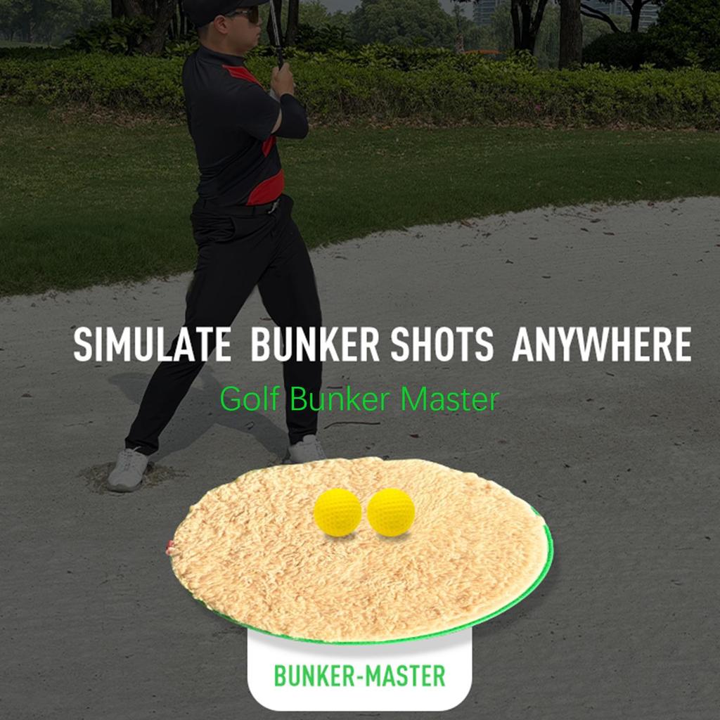Тренировочный мат для гольфа по песку Мат для чиппинга в гольфе Спортивный симулятор для тренировки чиппинга Для заднего двора Внутренней гостиной Наружного двора