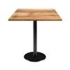 Table 70 X 70 Cm - Rome Model, Light Tannin Wood