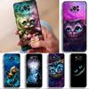 TPU Back Case for LG G7 K42 K50 K52 K41s K40s G6 K50s K61 G8 ThinQ K51s K40 Alice In Wonderland Cheshire Cats Black Phone Cover