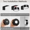 Magnetic Battery Operated LED Picture Light With Remote Dimmable Timer 3 Modes Art Display Lamp Black
