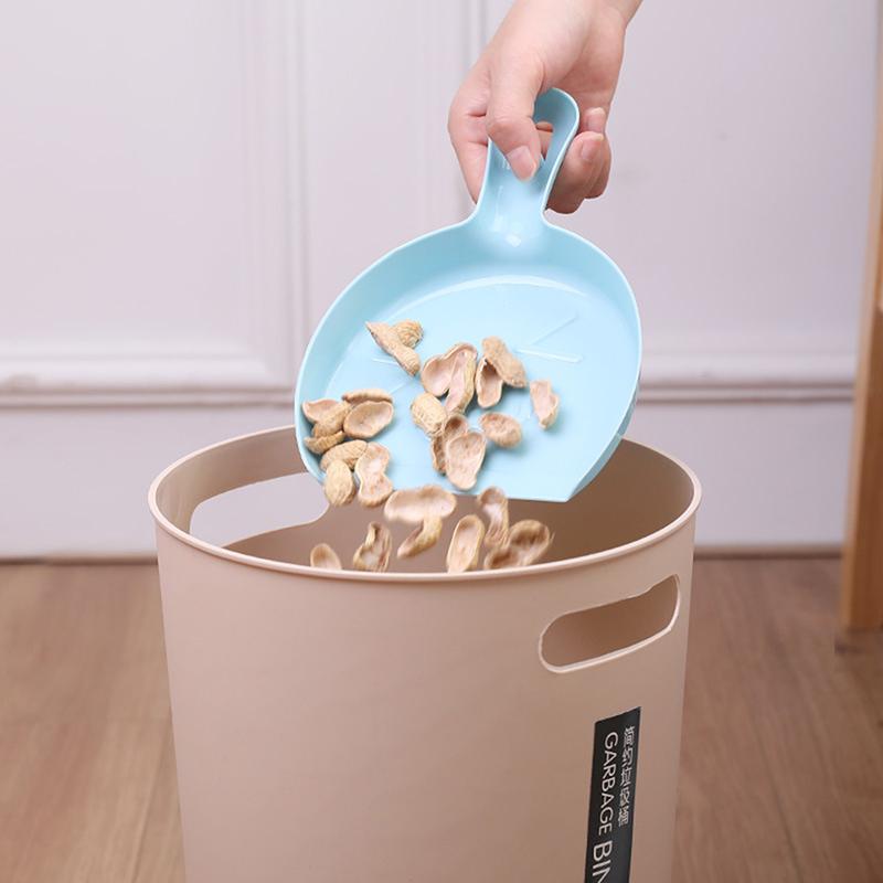 Розовый многофункциональный мини-веник и совок с мусорным совком для уборки стола