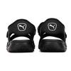 Puma Шлепанцы Softride Slide 'Wordmark Черный Белый' Женские 384128-01