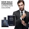 Noir Male Cologne with Pheromones  Long-Lasting, Refreshing Scent for Confidence & Attraction