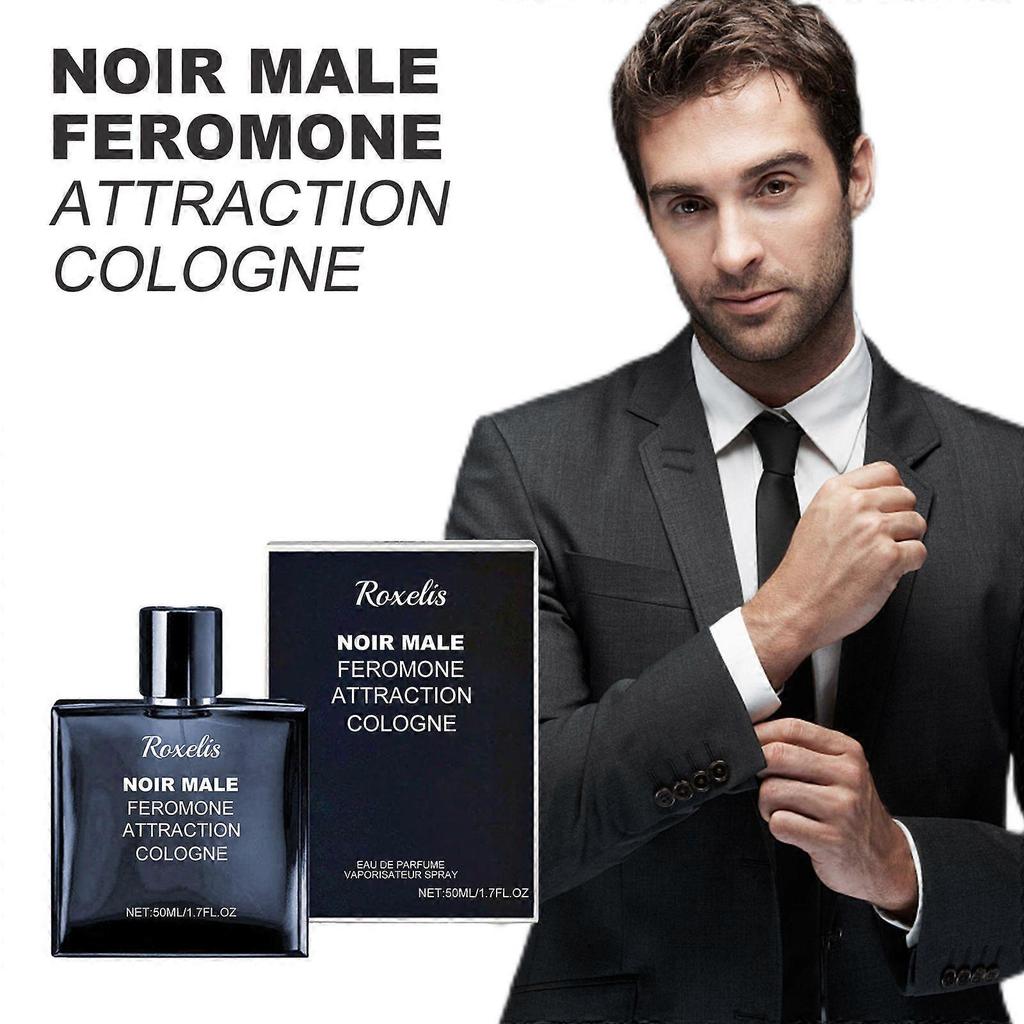 Noir Male Cologne with Pheromones Long-Lasting, Refreshing Scent for Confidence & Attraction