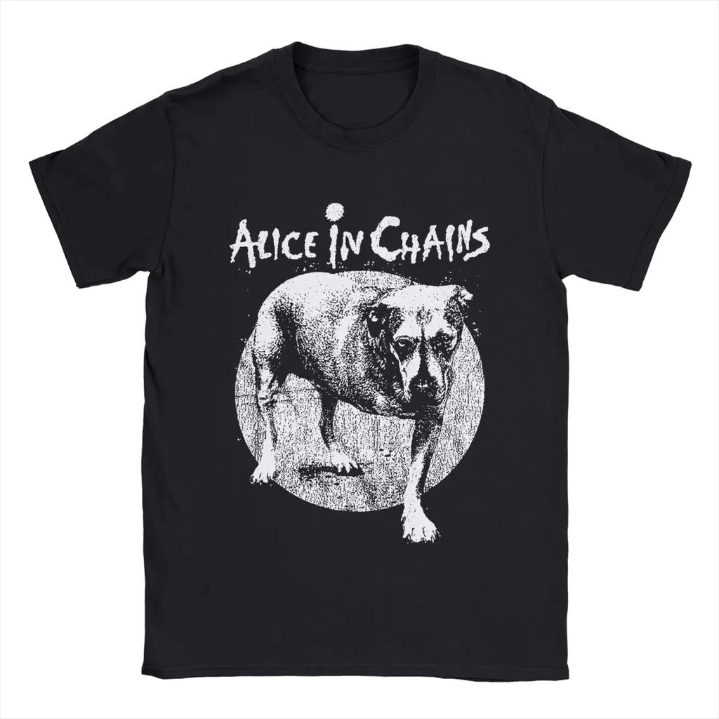 Женская рок-футболка Alice in Chains Топы Потрясающие футболки с коротким рукавом и круглым вырезом Графические футболки Женская одежда Винтаж Y2K