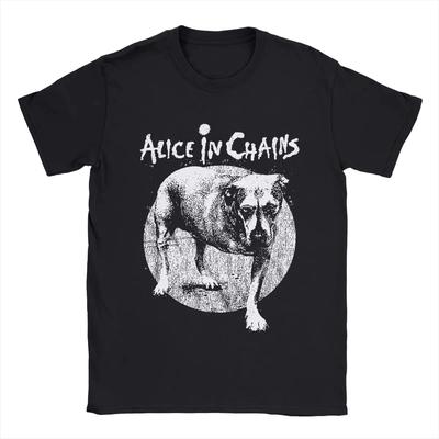 Женская рок-футболка Alice in Chains Топы Потрясающие футболки с коротким рукавом и круглым вырезом Графические футболки Женская одежда Винтаж Y2K