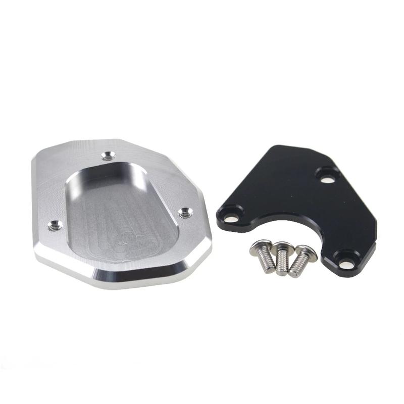 Fit For Trident 660 TRIDENT660 Aluminium Kickstand Foot Side Stand Extension Pad Motorcycle Support Plate