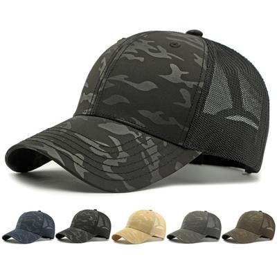 HT4749 Кепка Snapback Новая Весна Лето Солнцезащитная Кепка для Мужчин Женщин Дышащая Тракерная Сетчатая Кепка 6 Панелей Камуфляжная Бейсболка
