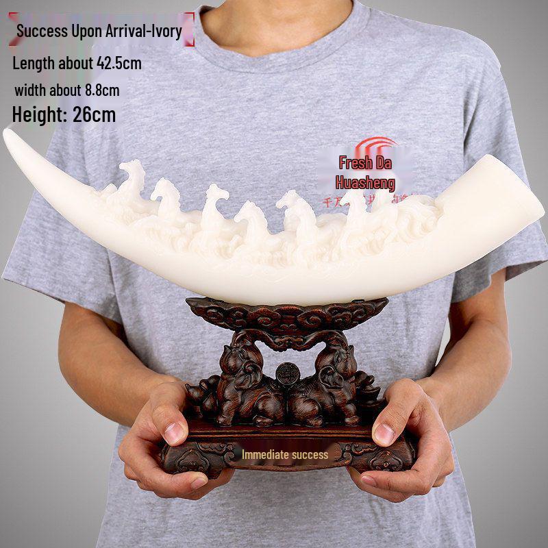 Ivory Chinese-Inspired TV Cabinet & Wine Storage for Living Room