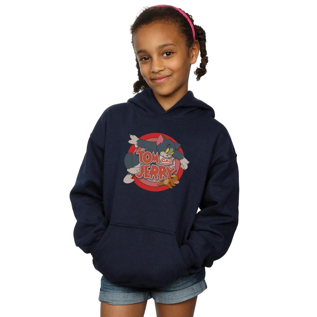 Tom And Jerry Girls Classic Catch Hoodie