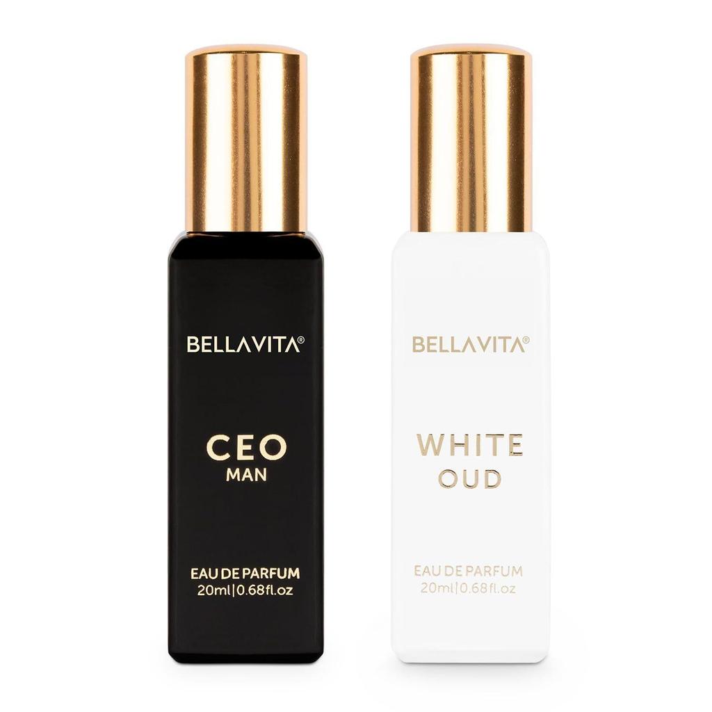 Bella Vita CEO Man & White Oud Унисекс парфюмированная композиция с бобами тонка, агаровым деревом и апельсином, 2*20 мл