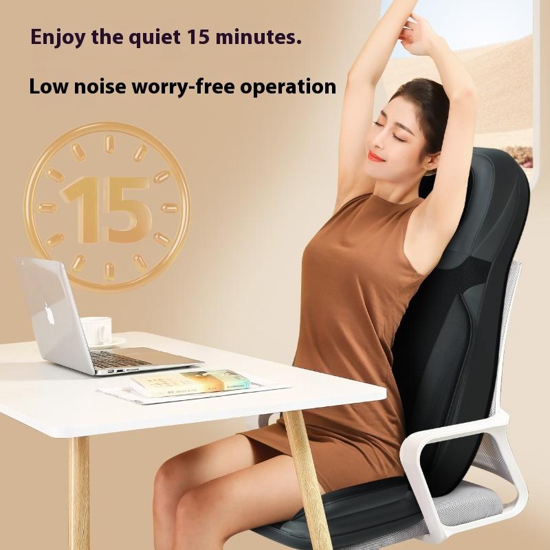 Горячая распродажа 3D разминающая подушка для массажа всего тела с подогревом и вибрацией, массажер для плеч, шеи и спины для домашнего и автомобильного использования