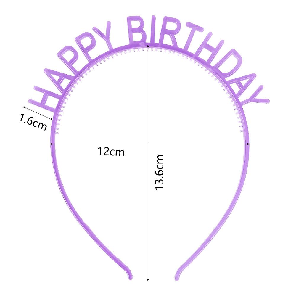 Пять ободков для волос с днем рождения, цветной торт, украшенный, повязка на голову для вечеринки по случаю дня рождения, головной убор в виде шляпы на день рождения.