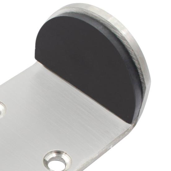 Дверной стопор из нержавеющей стали, настенный протектор, прочный металлический клей, не требующий сверления, ветрозащитный, противоударный, ковровая плитка, бетон, деревянный пол, складной