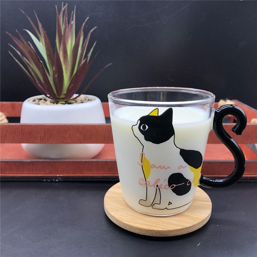 Настоящий выстрел, кофе, молоко, чай, стеклянная чашка для воды, мультяшная креативная милая кружка с котом, красное вино, пиво, бокалы для шампанского, детская бутылка, многоразовая