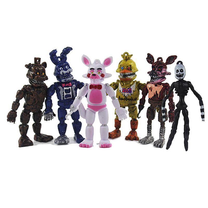 Набор из 6 мини-фигурок FNAF Five Nights at Freddy's 9 см