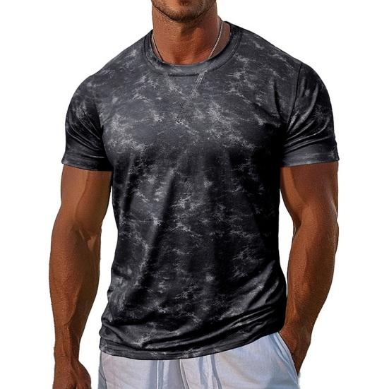 Мужская футболка Gym Muscle Tee с коротким рукавом и круглым вырезом, повседневная футболка с принтом для тренировок, уличная одежда для отпуска
