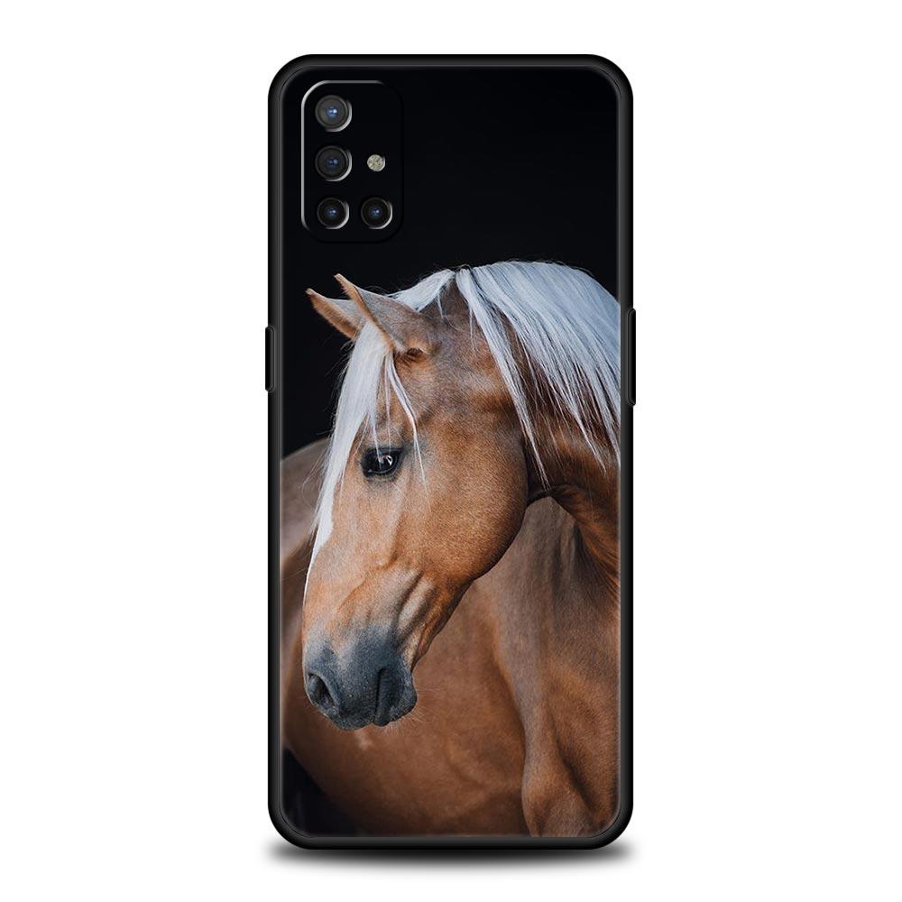 Phone Case For Oneplus 13R 13 12 10T 11 R10 Nord N100 N200 N10 9 9R CE 2 3 Z Pro Lite 5G Soft TPU Cover Animal Horse Fundas Bags