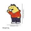 Enamel Pins Smiling Friends Character Brooch Pines Lapel Pins Badge Clothing Accessories Diy Fashion Jewelry Friends Funny Gifts