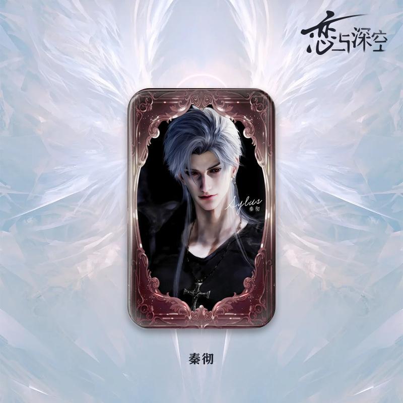 2025 1/4 шт. Любовь и Глубокий космос Стилус Рафаэль Зейн Ксавье Аниме Квадратный значок Эмблема Сплав цинка Брошь-перо Мультяшные подарки