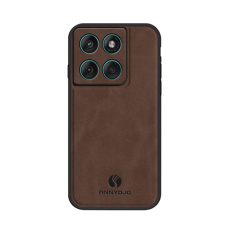 Magnetic Matte Sheepskin Texture Leather Shockproof Back Case For Motorola Edge 60 Fusion 5G 6.67" Soft TPu Bumper