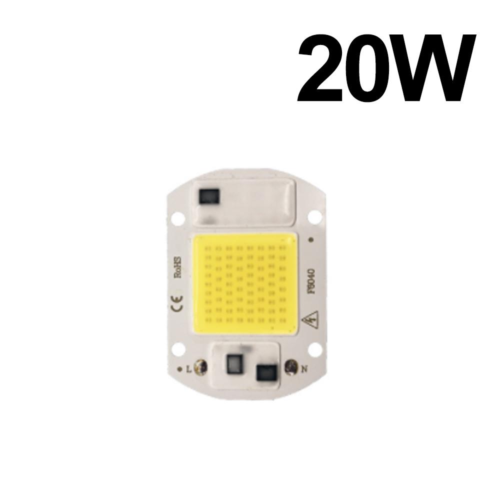 Светодиодная лампа COB 20 Вт 30 Вт 50 Вт AC 220 В 230 В 240 В Smart IC Не требует драйвера DIY Чип Светодиодная лампа Прожектор Прожекторный чип