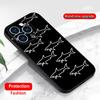 Чехол для телефона с черным стильным дизайном 'Акулы' для iPhone 16 16e 15 14 13 12 11 Plus Mini Pro Max Мягкий черный Ударопрочный чехол