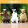 Social Cat Creative Blind Box Figurine Pvc Statue Desktop Car Decor Collectible Art For Adults